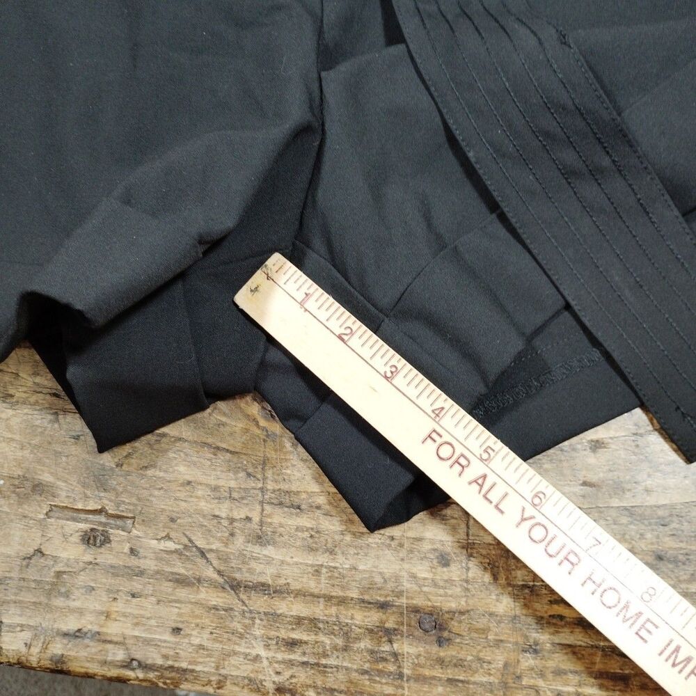 Rachel Zoe Women's Sz 12 Dressy Shorts Black NWT Tie Belt Classic - Picture 9 of 12